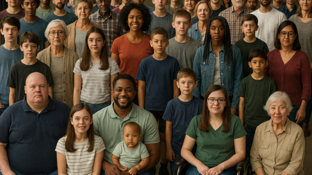 The people generated by Satu's usage of Copilot during this blog sub-project