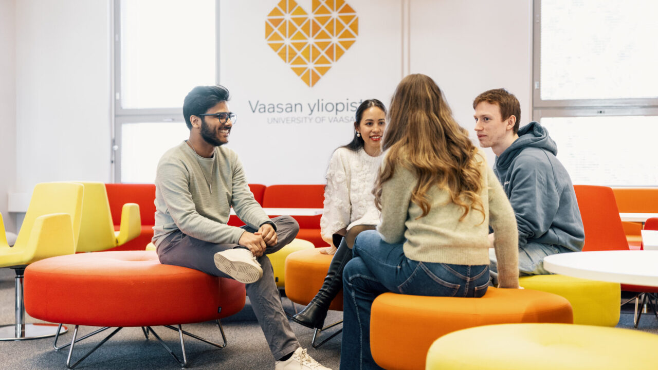 Students chatting together