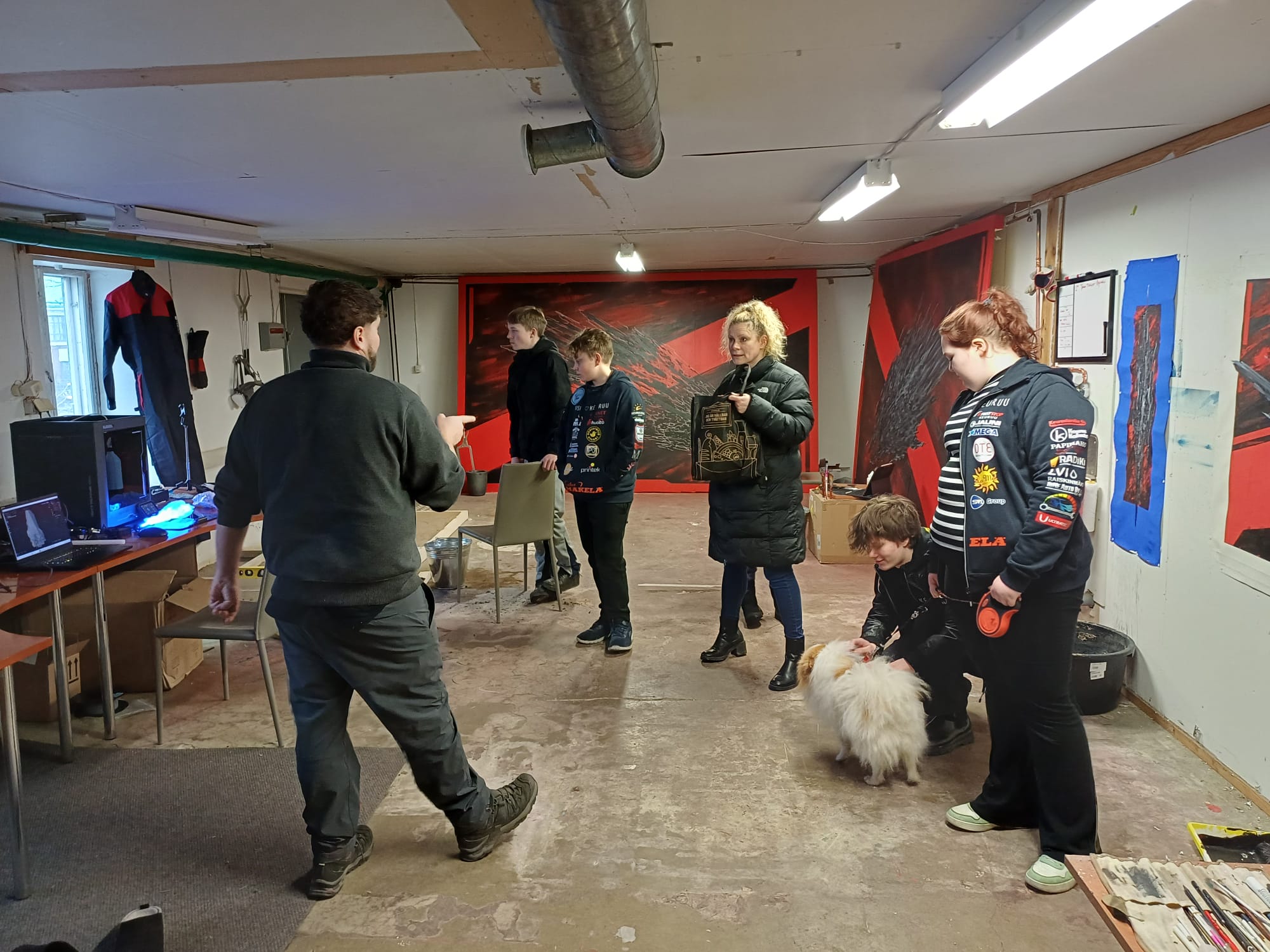 Benjamin Knock's studio