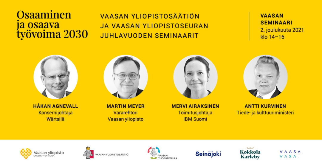 Vaasan seminaarin puhujat